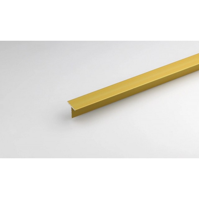 Алуминиев анодизиран T-профил Arcansas, 1000 x 15 x 15 мм, Златист | цена за 1бр