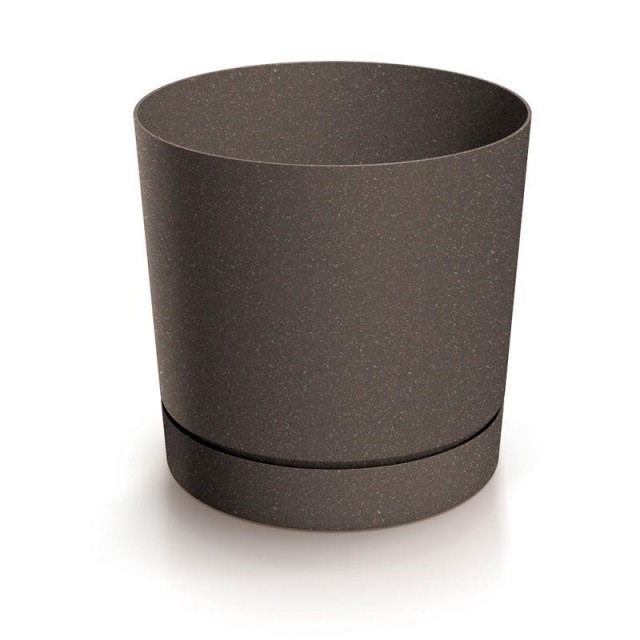 Саксия Prosperplast Tubo P ECO Wood 4625W, 24 см, Кафе | цена за 1бр