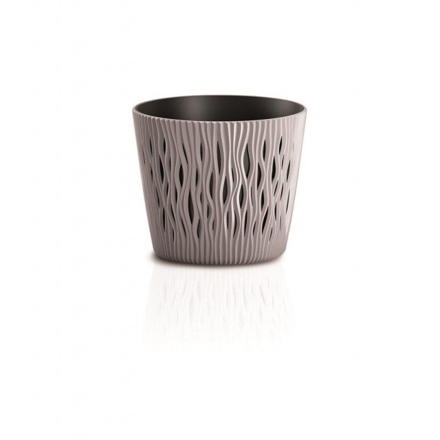 Саксия Prosperplast Sandy Round 7529U, 26,2 см, Мока | цена за 1бр