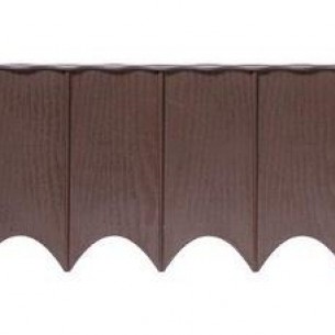 Градинска ограда PROSPERPLAST кафява, 595x16.5см | цена за 1бр