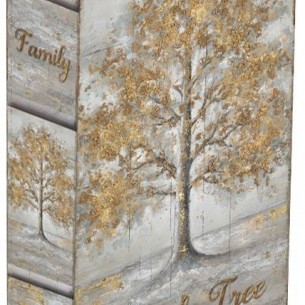 Интериорни Дървени кутии за съхранение на книги, Family Tree, L-2401 | цена за 1бр