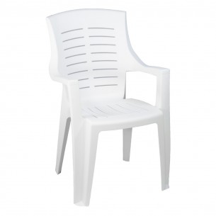 Градински стол Ipae-progarden Talia TAL050BI, 56 х 61 х 91 см, Бял | цена за 1бр