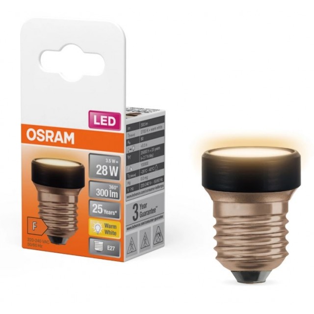 LED лампа OSRAM STAR FLAT, 3.5W, E27, 4000K | цена за 1бр