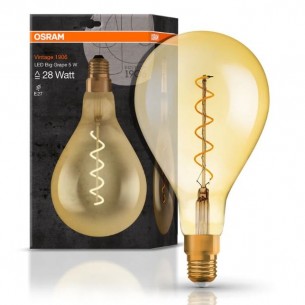 LED лампа филамент OSRAM Vintage 1906 Edison, 5W, E27, 2000K, Злато