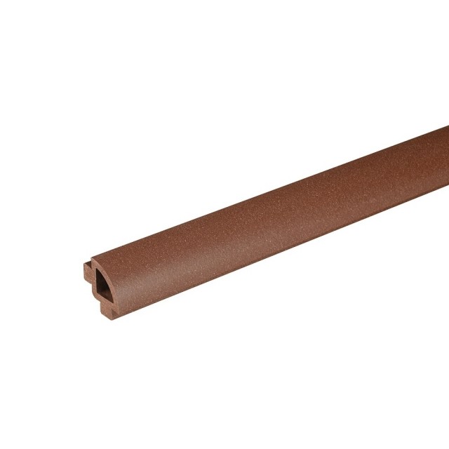 Профил за WPC декинг стъпало Bergdeck D 32мм х 32мм х 2.4м кестен | цена за 1бр