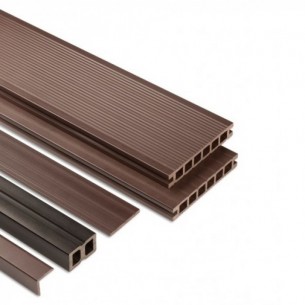 Декинг WPC Salag Eco 25х140мм орех 2.2м | цена за 1квм