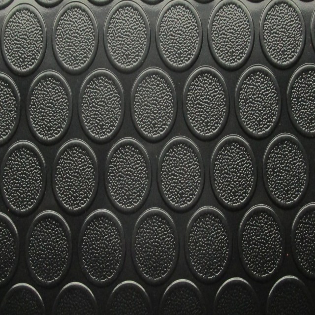 PVC настилка за гаражи PMR134, Черен | цена за 1квм