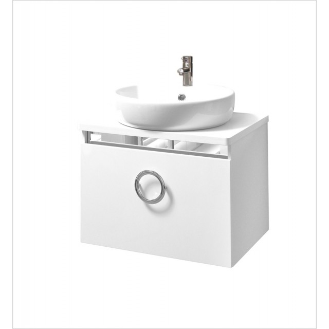 Долен шкаф за баня Makena Лайт с мивка, Бял | цена за 1бр