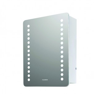 Горен шкаф за баня Макена Лайт с огледало, Бял | цена за 1бр Горен шкаф за баня Макена Лайт с огледало, Бял | цена за 1бр