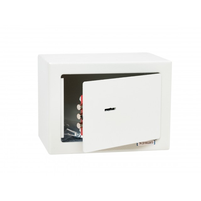 Сейф механичен 17K, 17 х 23 х 17 см, Светло сив | цена за 1бр