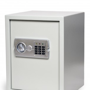 Сейф електронен E45DC - 45 х 35 х 35 см, Светло сив | цена за 1бр
