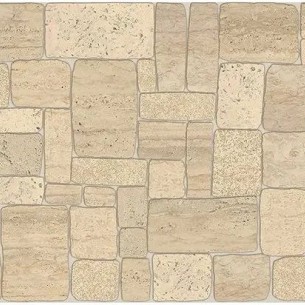 PVC панел за стена 48.4 х 96.4 см, Бежов камък | цена за 1бр