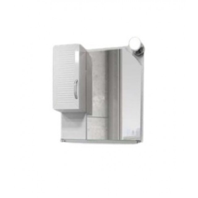 Горен шкаф за баня Макена Денвър с огледало, Бял | цена за 1бр