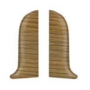 Тапи лява и дясна за перваз SG56/08 Salag, Тъмен дъб 2бр. блистер | цена за 1блистер