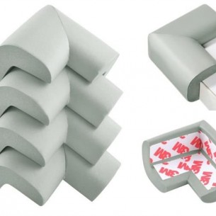 Защита за ъгли от пяна - 4 бр (сива)