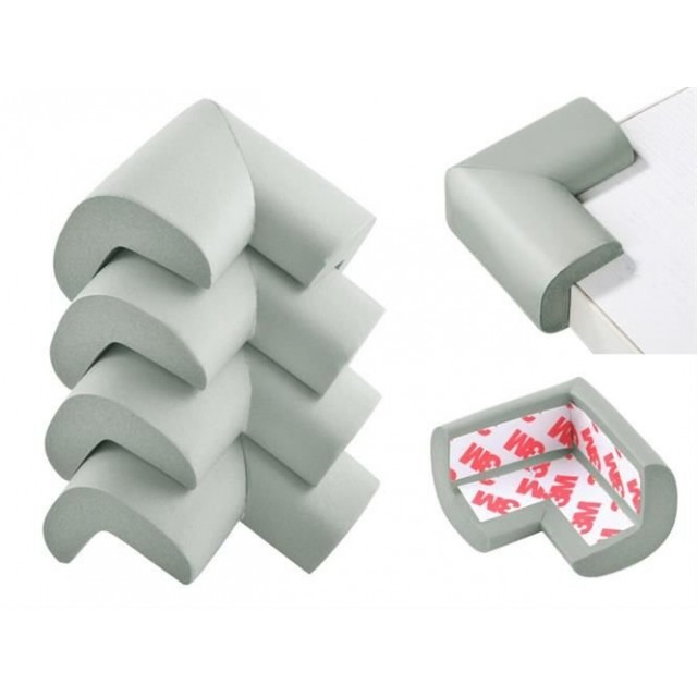 Защита за ъгли от пяна - 4 бр (сива) Защита за ъгли от пяна - 4 бр (сива)