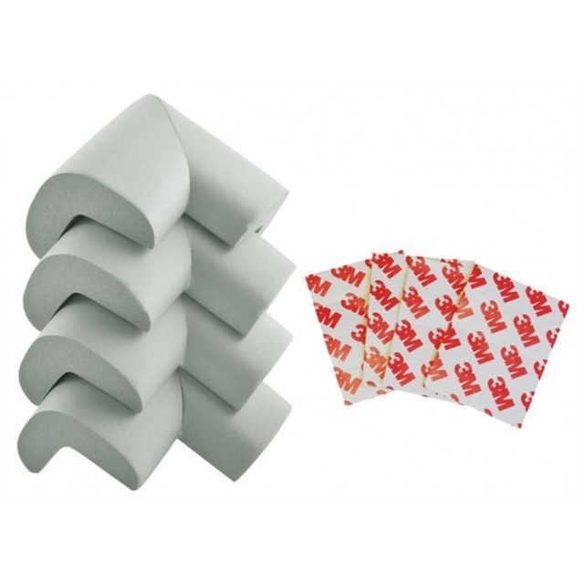 Защита за ъгли от пяна - 4 бр (сива) Защита за ъгли от пяна - 4 бр (сива)