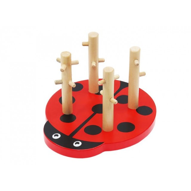 Дървен пъзел - калинка Дървен пъзел - калинка