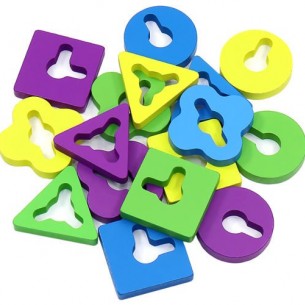 Дървен пъзел - калинка