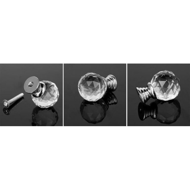 Кристално копче за мебели