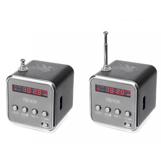 Мини безжичен високоговорител с радио GB12274