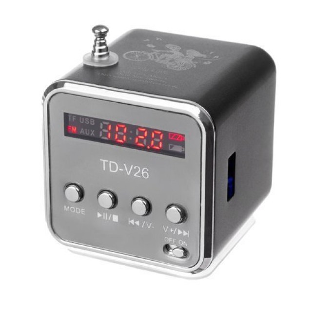 Мини безжичен високоговорител с радио GB12274