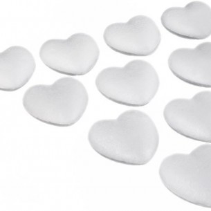 Стиропор сърце 8см - 10 бр