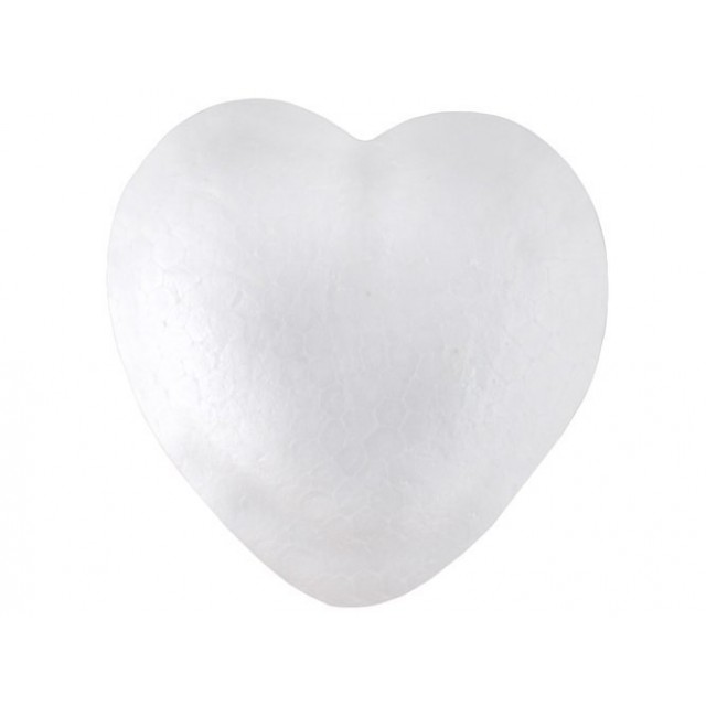 Стиропор сърце 8см - 10 бр