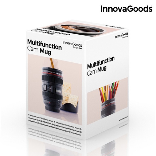 Термо чаша фотообектив InnovaGoods - inspired by Canon-EF 24-105mm