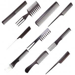 Чантичка за гребени за бръснарски гребен x10