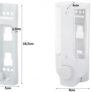 Дозатор за сапун гел течен сапун на стената