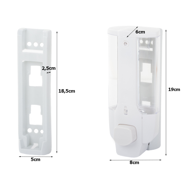 Дозатор за сапун гел течен сапун на стената