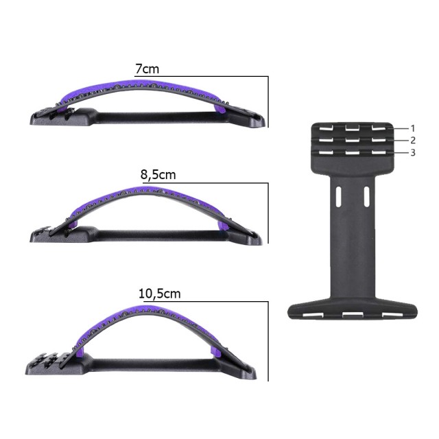 Уред за разтягане на гръб масаж на гръб magic