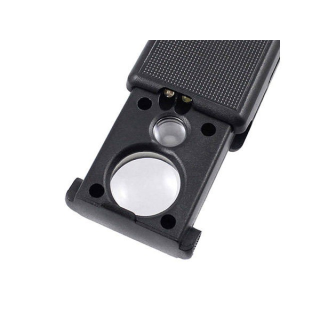 Юбилейна джобна лупа. UV разтегателен светодиод 30x 60x