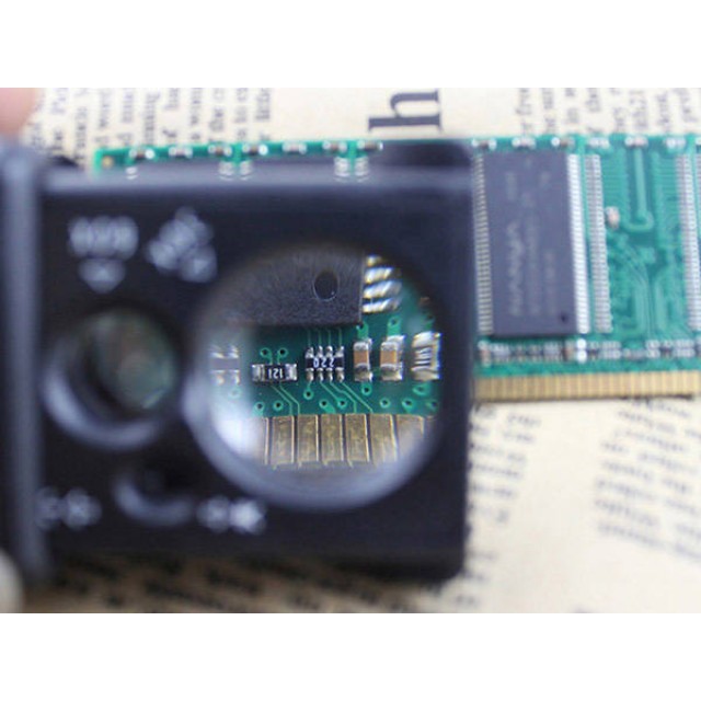 Юбилейна джобна лупа. UV разтегателен светодиод 30x 60x