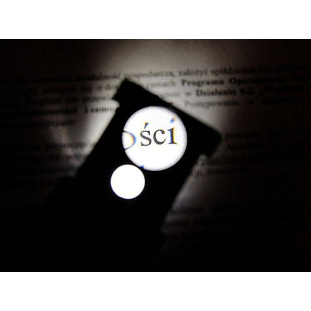 Юбилейна джобна лупа. UV разтегателен светодиод 30x 60x