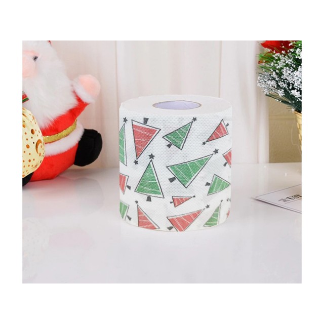 Коледна тоалетна хартия santa funny wc