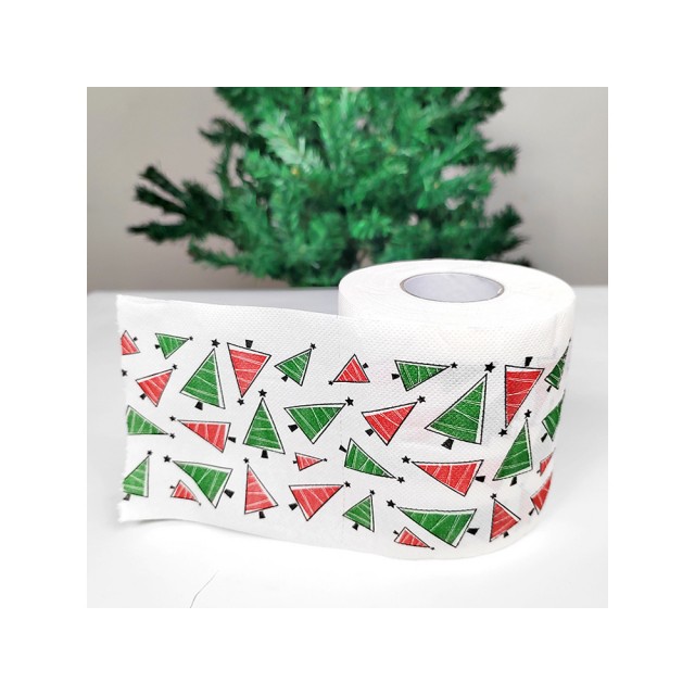 Коледна тоалетна хартия santa funny wc