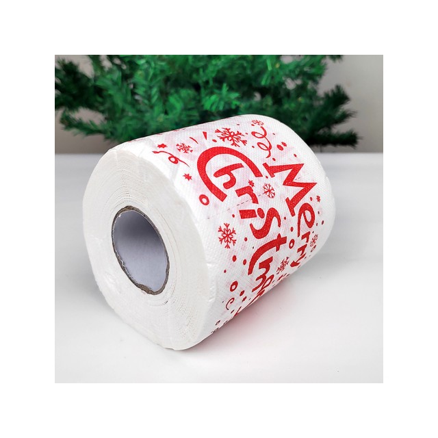 Коледна тоалетна хартия santa funny wc