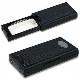 Джобна лупа за бижута led uv 45x