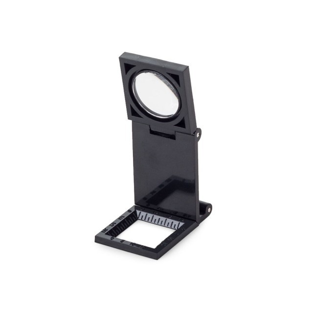 Сгъваема джобна лупа бижу с мащаб 8x