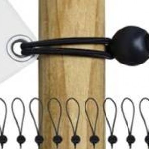 Комплект гумички с топче за фиксиране на опън на плендека 10