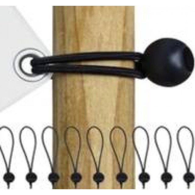 Комплект гумички с топче за фиксиране на опън на плендека 10