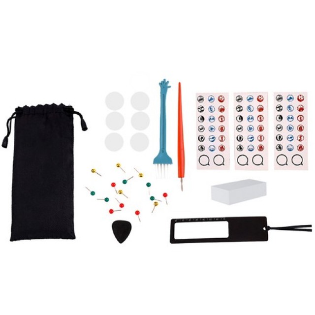 Карта на света - скреч карта със знамена + аксесоари 23442