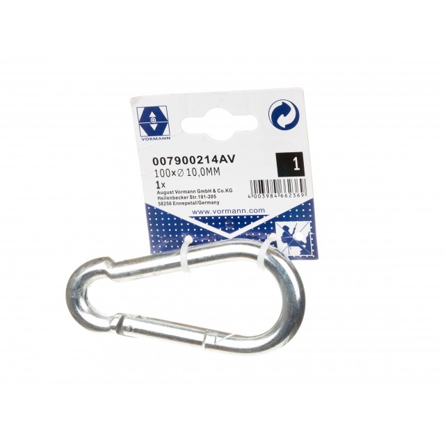 Карабина 100х100мм 5 бр. блистер