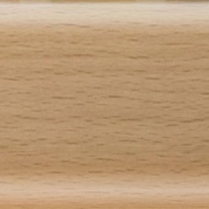 PVC перваз SG56/02 с кабел канал бук 2.5м | цена за 1линм