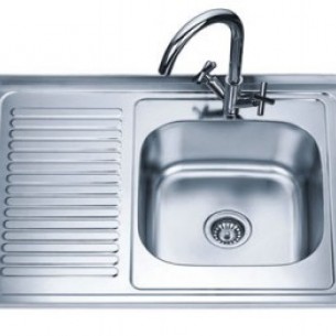 Мивка за кухня Алпака D8060PR десен 800 x 600 x 180 мм | цена за 1бр