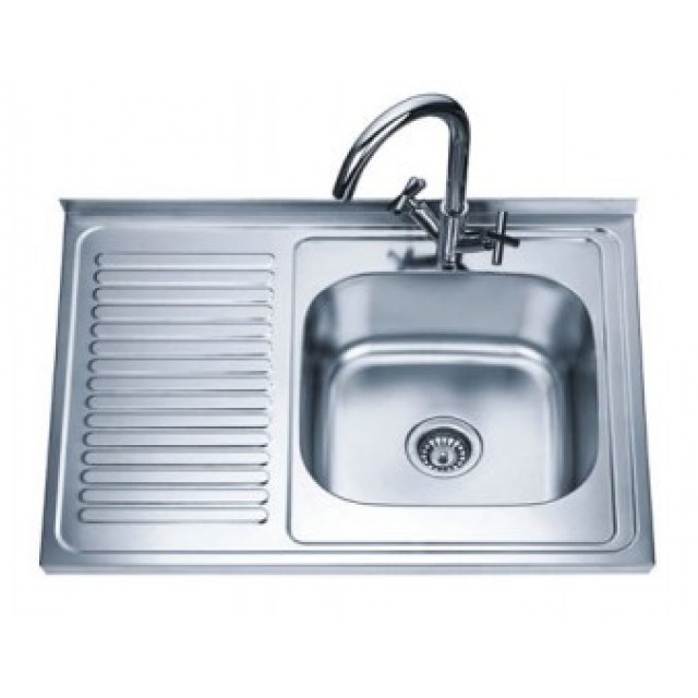 Мивка за кухня Алпака D8060PR десен 800 x 600 x 180 мм