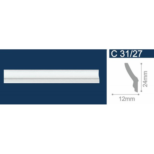 XPS корниз 25x15мм 190бр./кашон C3127