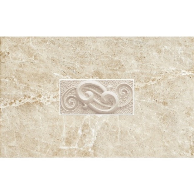 Декор за стена 25x40см Cersanit piedra beige inserto